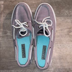Grey Sperry top-sider